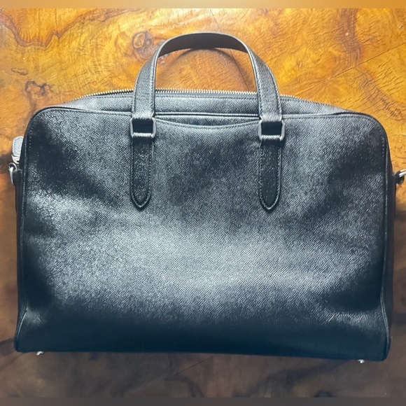 COACH Black Leather Business Bag - Picture 5 of 16